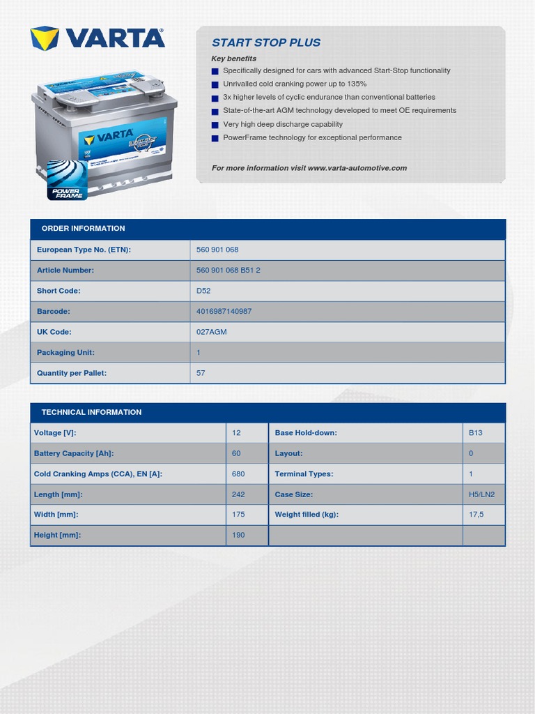 Start Stop Plus: Key Benefits | PDF