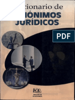 Diccionario de Sinonimos Juridicos