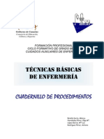 Tbec. Técnicas Básicas de EnfermerÍa. Cuadernillo de Procedimientos