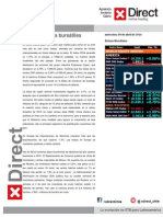Informe Mercados BURSATILES - Abril201409