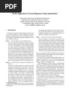 On The Application of Voronoi Diagrams To Page Segmentation