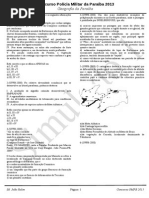 Geografia Da Paraíba Simulado 1