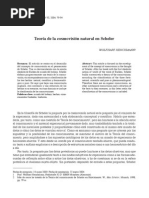 Teoría de La Cosmovisión Natural en Scheler