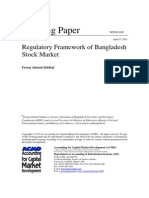 Siddiqi, 2013.regulatory Framework of Bangladesh Stock Market