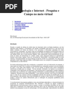 Antropologia e Internet - Amaral