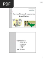 Agentes Tóxicos Ocupacionais - Agrotóxicos II