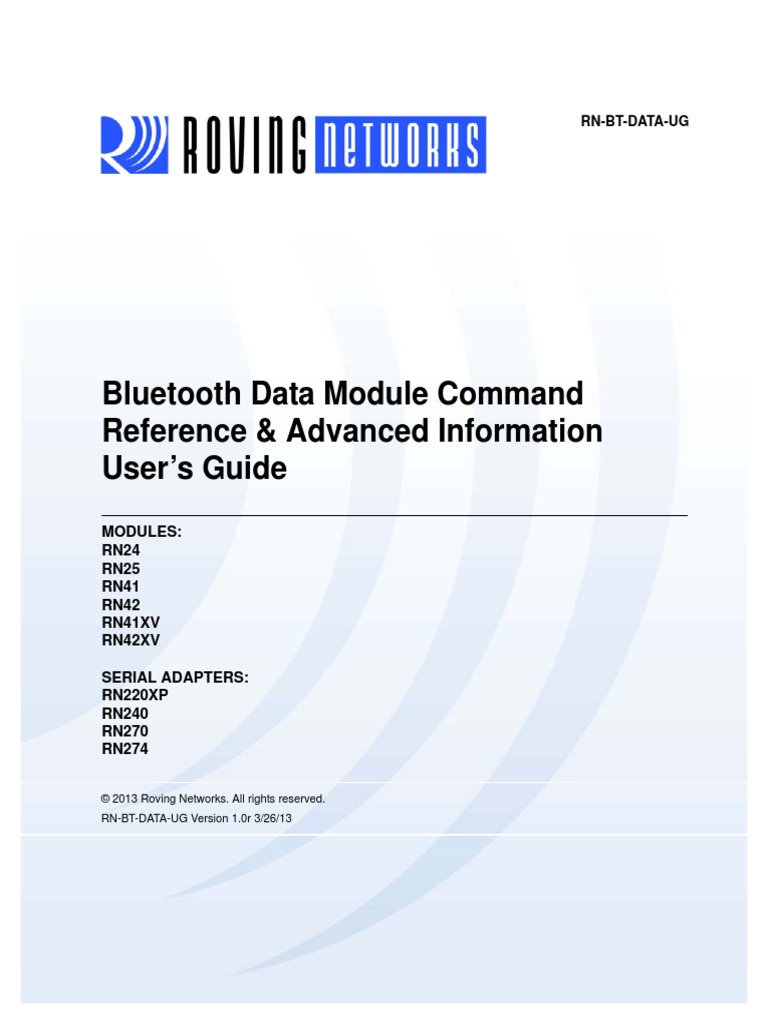Documentacion M Bluetooth | PDF | Bluetooth | Computer Networking