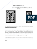 Proyectos Para Armar Dos Amplificadores y Trazadores de Audio.