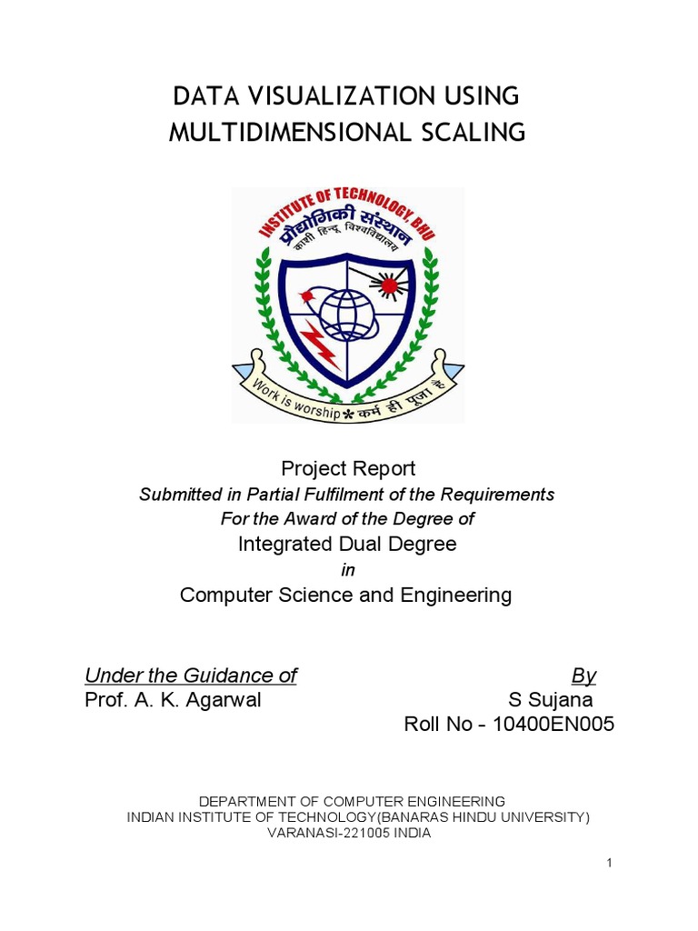 Visualizing Data Using Multidimensional Scaling | PDF | Eigenvalues And ...