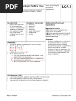 Grade 5 - Math Standards Examples