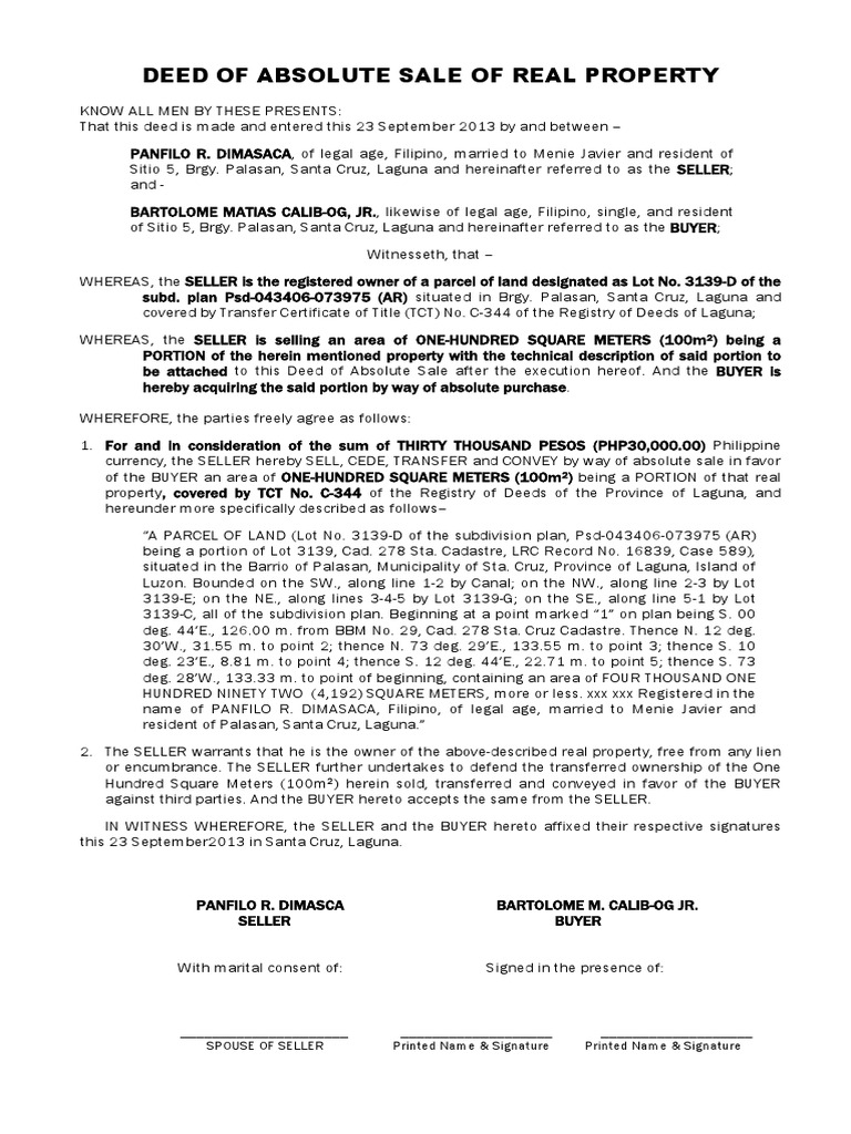 deed-of-sale-of-real-estate-portion-lot-a-pdf-deed-environmental-law
