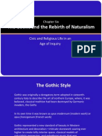 The Gothic and The Rebirth of Naturalism: Civic and Religious Life in An Age of Inquiry