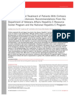 Management of Cirrhosis and Portal Hypertension - 2009