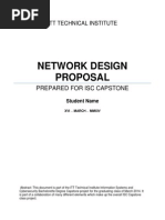 ISC Capstone Network Design Proposal