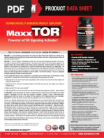 Download MaxxTOR  Powerful mTOR Signaling Activator  by Max Muscle Sports Nutrition by Max Muscle San Mateo CA  San Francisco Castro CA SN220481233 doc pdf