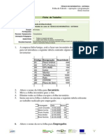 Microsoft Excel - Exercicios excel n.Âº 1 inserÃ§Ã£o de folhas cÃ¡lculo