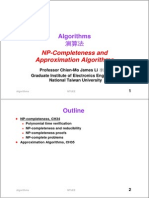 NP-Completeness and Approximation Algorithms