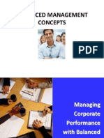 Advanced Management Concepts