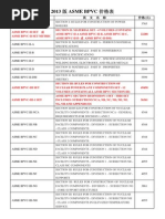 2013 版 ASME BPVC 价格表