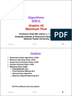 Algorithms: Graphs (4) Maximum Flow