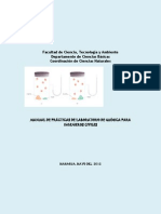 Facultad de Ciencia, Tecnología y Ambiente Departamento de Ciencias Básicas Coordinación de Ciencias Naturales