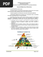 Tabela de Sazonalidade Alimentos