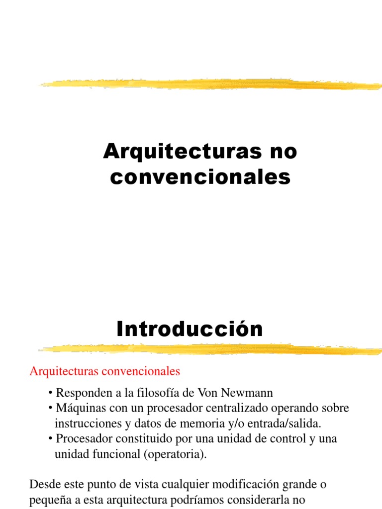 04 Arq No Convencionales Descargar gratis PDF Computación paralela