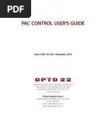 Documents PLC Opto 22 Opto 22 PAC CONTROL User Guide