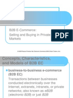 B2B E-Commerce: Selling and Buying in Private E-Markets