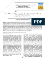 Analysis of Biochemical Responses in Vigna Mungo Varieties Subjected To Drought Stress and Possible Amelioration