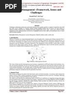 Mobility Management - Framework, Issues and Challenges