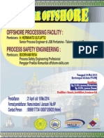 Offshore Processing Facility and Process Safety Engineering Seminar