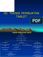 Teknik Pembuatan Tablet