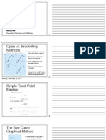 Open vs. Bracketing Methods