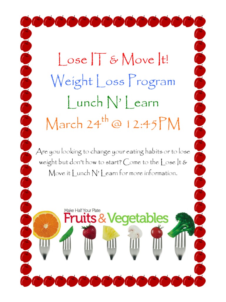 Weight Loss Lunch N' Learn Event | PDF