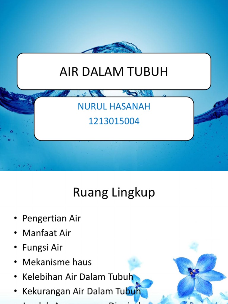 Air Dalam Tubuh