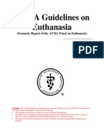 Formerly Report of The AVMA Panel On Euthanasia