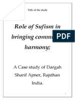 Role of Sufism in Bringing Communal Harmony : A Case Study of Dargah Sharif Ajmer, Rajsthan India