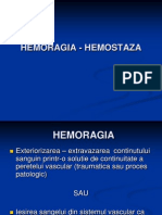 Hemoragia - Hemostaza