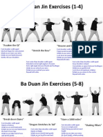 Ba Duan Jin Exercises (1-4) : "Awaken The Qi" "Stretch The Bow" "Heaven and Earth" "Embrace The Tree"