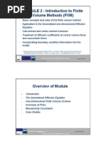 MODULE 2 - Introduction To Finite Volume Methods (FVM)