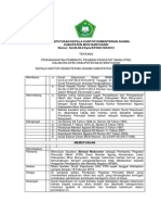 SK Kemenag Musi Banyuasin Untuk P3N Desa Bandar Agung