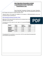 Power System Operation Corporation Limited National Load Despatch Centre Applicable Transmission Loss