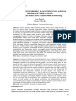 Pengaruh Akuntabilitas Dan Kompetensi Auditor PDF