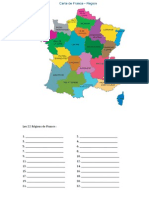 Les 22 Rgions de France