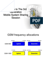 GSM 3G Mobile System Sharing Session