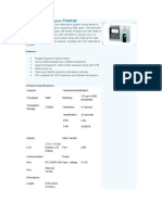 Mifare Time Attendance Rfid&finger Print