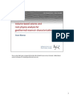 Volume-based seismic and rock physics analysis for geothermal reservoir characterization