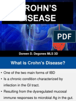 Crohn'S Disease: Doreen D. Degones MLS 3D