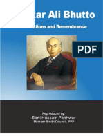 Zulfikar Ali Bhutto Recollections and Remembrances